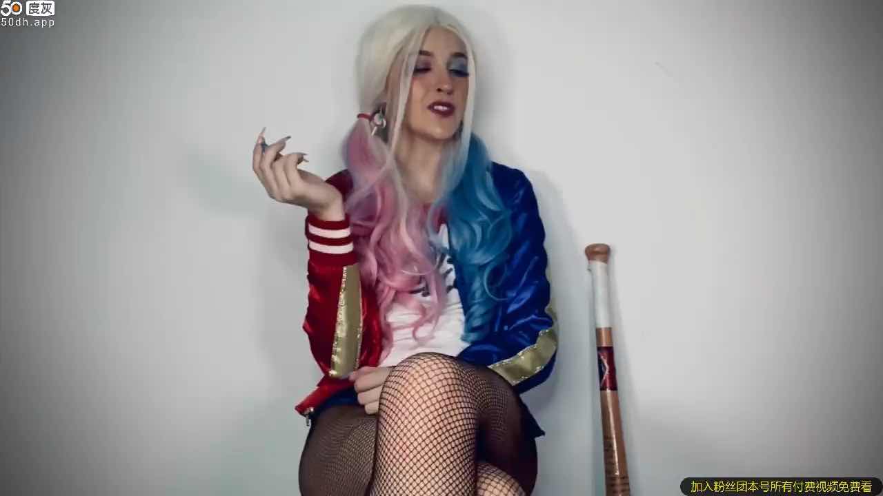 扮装角色，福利姬小丑女主喜爱玩具按摩嫩穴