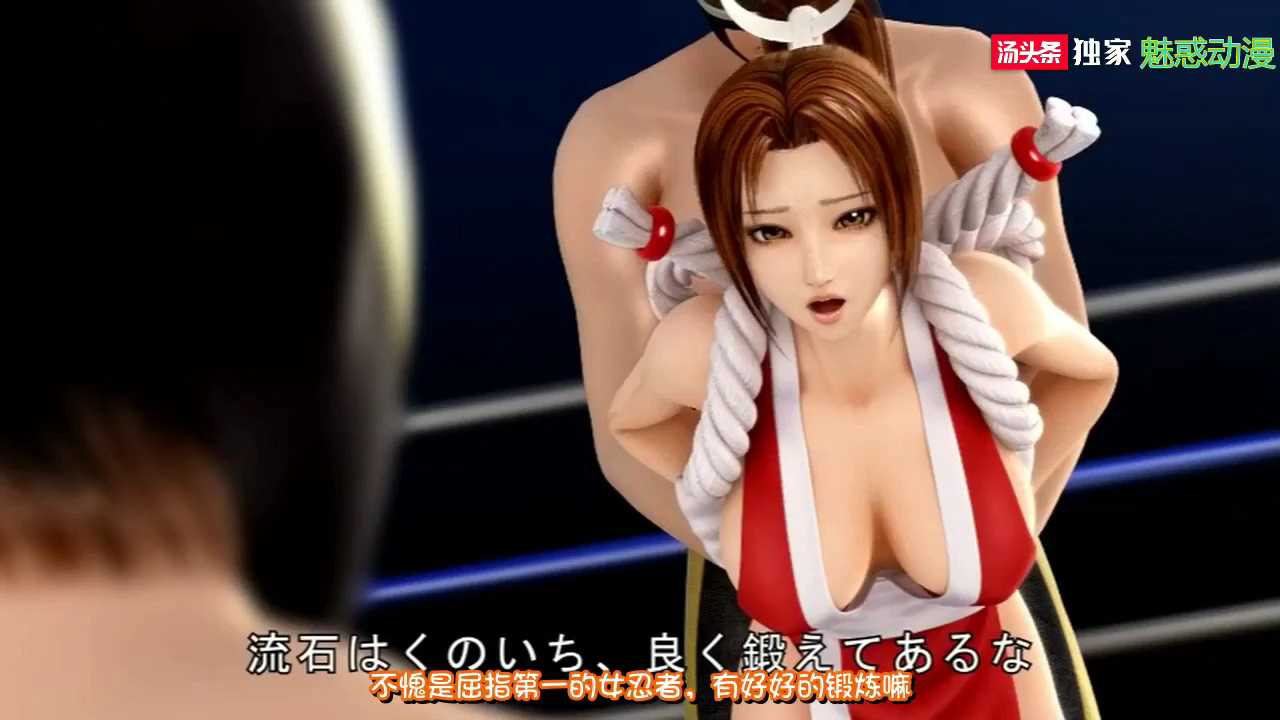 4/1 动漫3D中文字幕「不知火舞擂台上的凌辱」知名日漫形象大乳