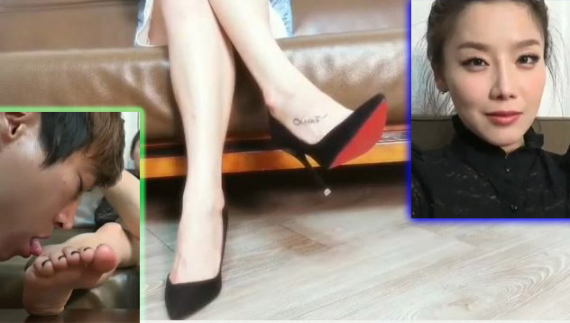 韩国棒子也恋脚，看他那贪婪样就知美女的脚味儿不错【上】