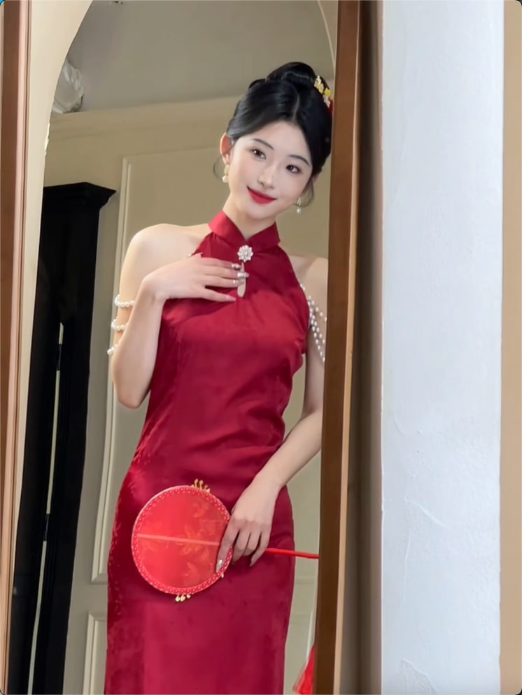 最近的最强美女曝光，还是个抖音网红最美中国风类型，这也太美了
