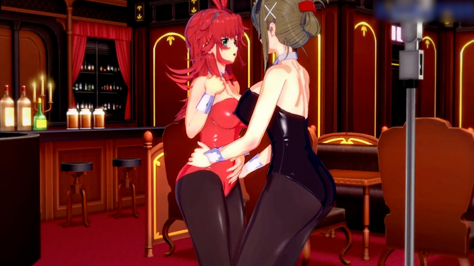 Festenia Muse和Chitose Kisaragi有激烈的女同性爱 - 超级机器人大战 J & V