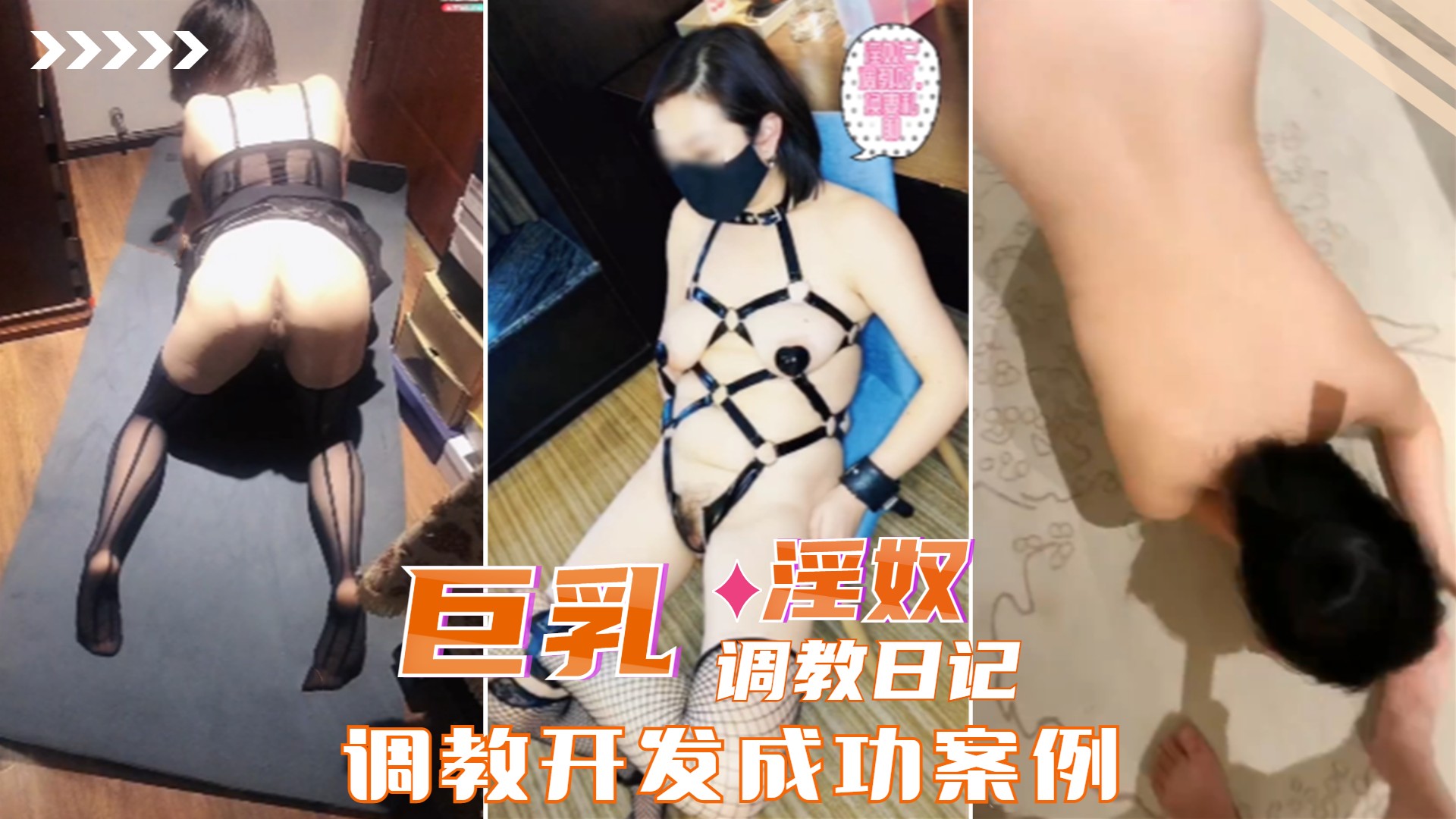 巨乳淫奴调教日记 调教开发成功案例从最初的不配合，到后来渐渐接受自己的命运，直至最后成为主人忠实的性玩具。里面充斥着各种淫荡的手段和技巧