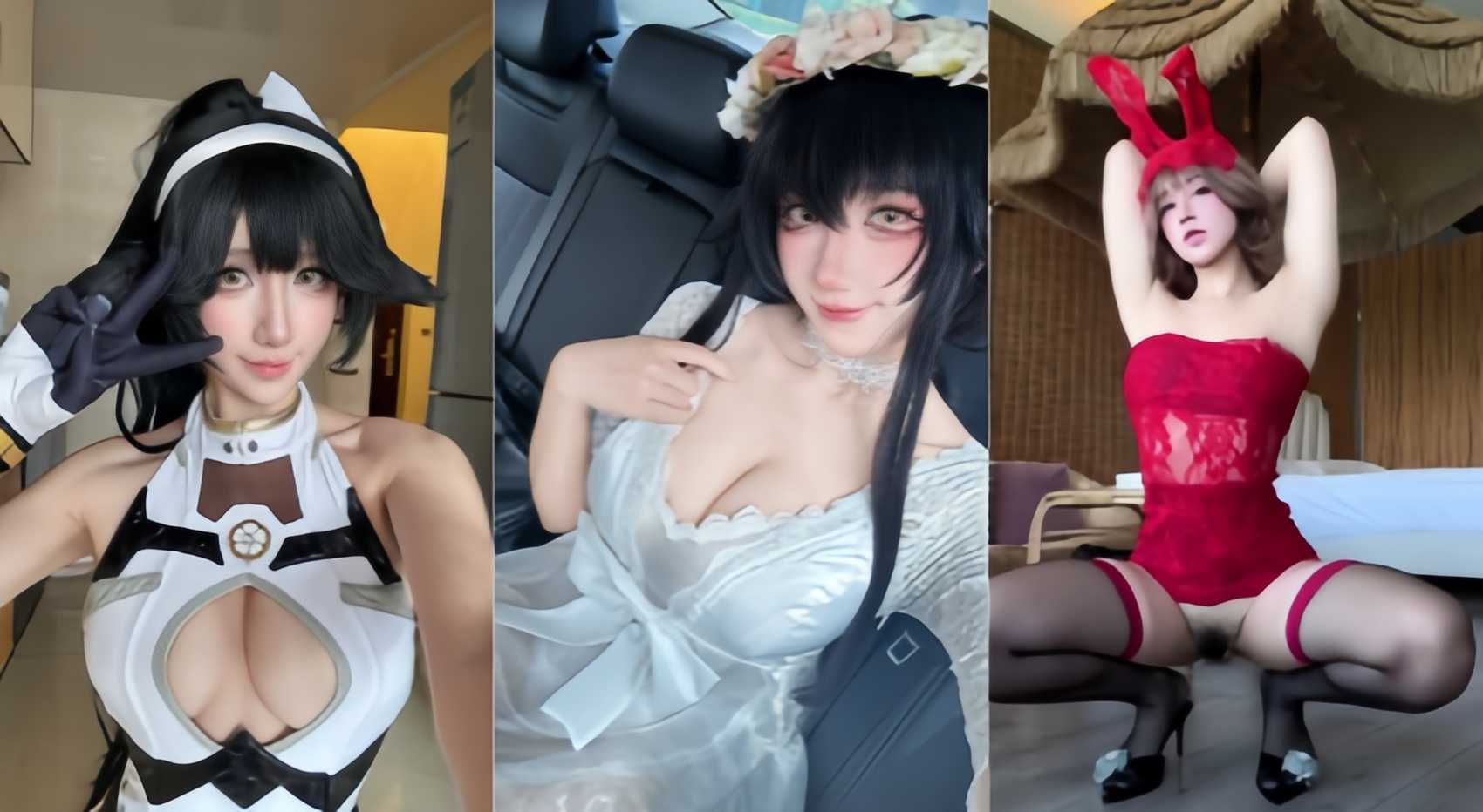 高颜值福利姬 九曲Jean COS兔女郎写真视频 黑森林骚穴诱惑至极