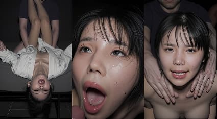 跆拳道巨乳女教练被学员撂倒反制 三壮汉轮番猛干侵犯 操到失神 最后满脸颜射精液覆盖！