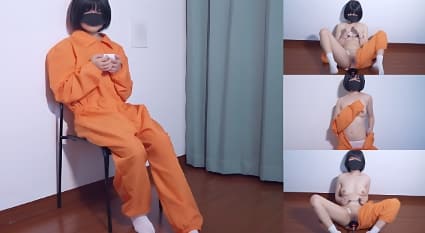 橙色囚服巨乳全露 粉穴掰开玩具猛插 浪叫到不知天地为何物！