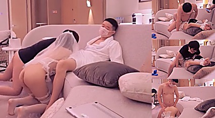 绿帽淫妻 老婆玩转绿帽捆绑3P 眼睁睁看老婆被单男灌满子宫