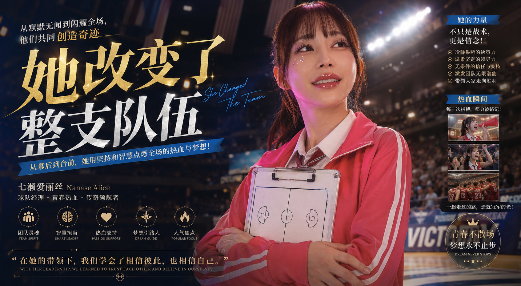 七濑爱丽丝 球队进步迅速后带队员们到情趣酒店庆祝 大家玩得特别忘我