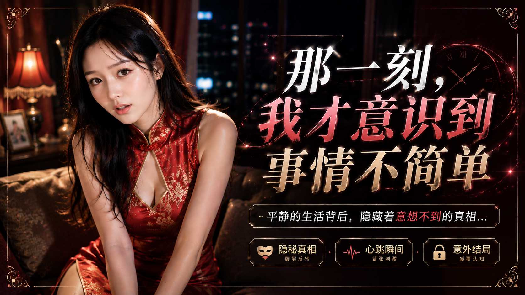 透纱旗袍少妇手指抠逼 骚穴被玩出大量白浆喷水