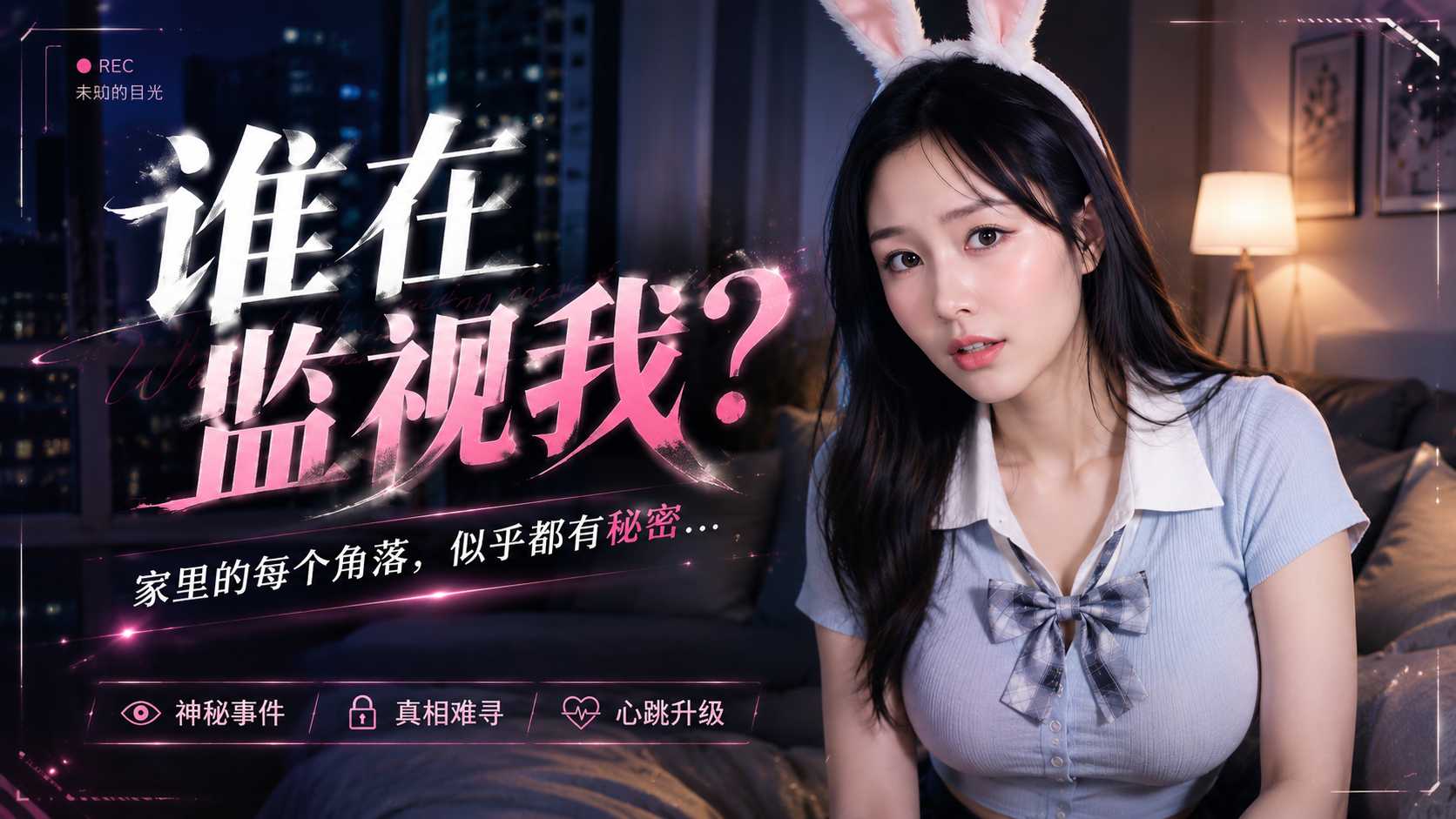 气质少妇cos兔女郎自慰勾引 骚穴湿透手指狂插浪叫