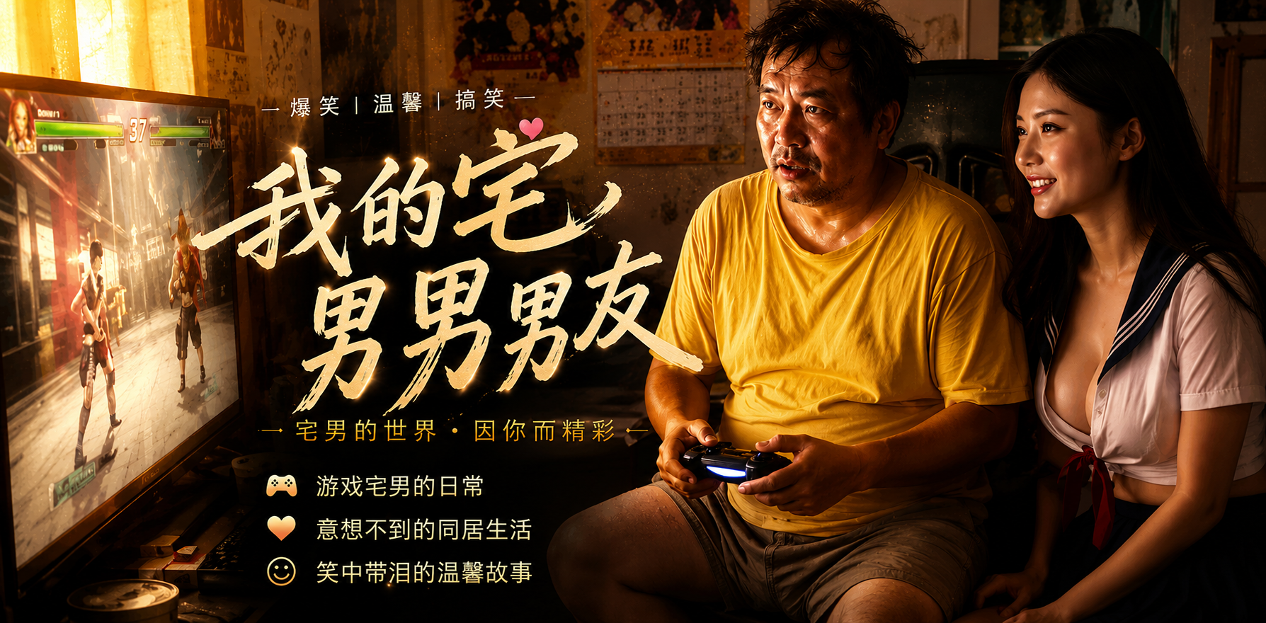 我的宅男男友AI短剧 宅男男友被我调教成床上猛兽的秘密周末