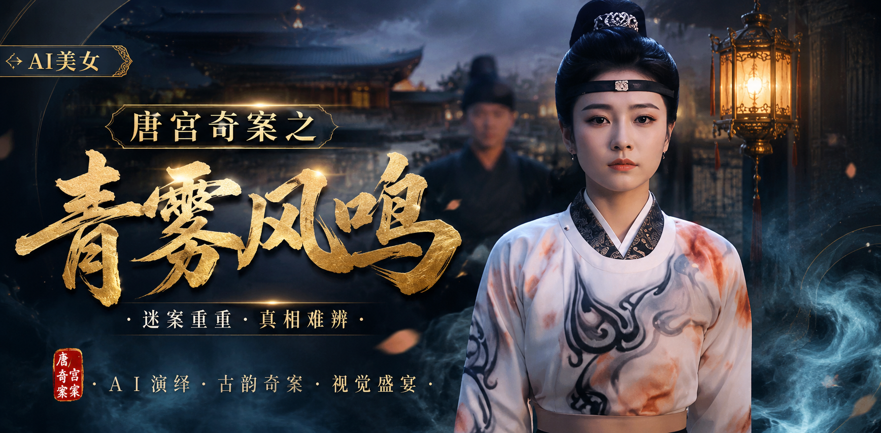 唐宫奇案之青雾风鸣第二部 唐宫奇案之青雾风鸣 AI美女 白鹿 姚安娜 赵晴