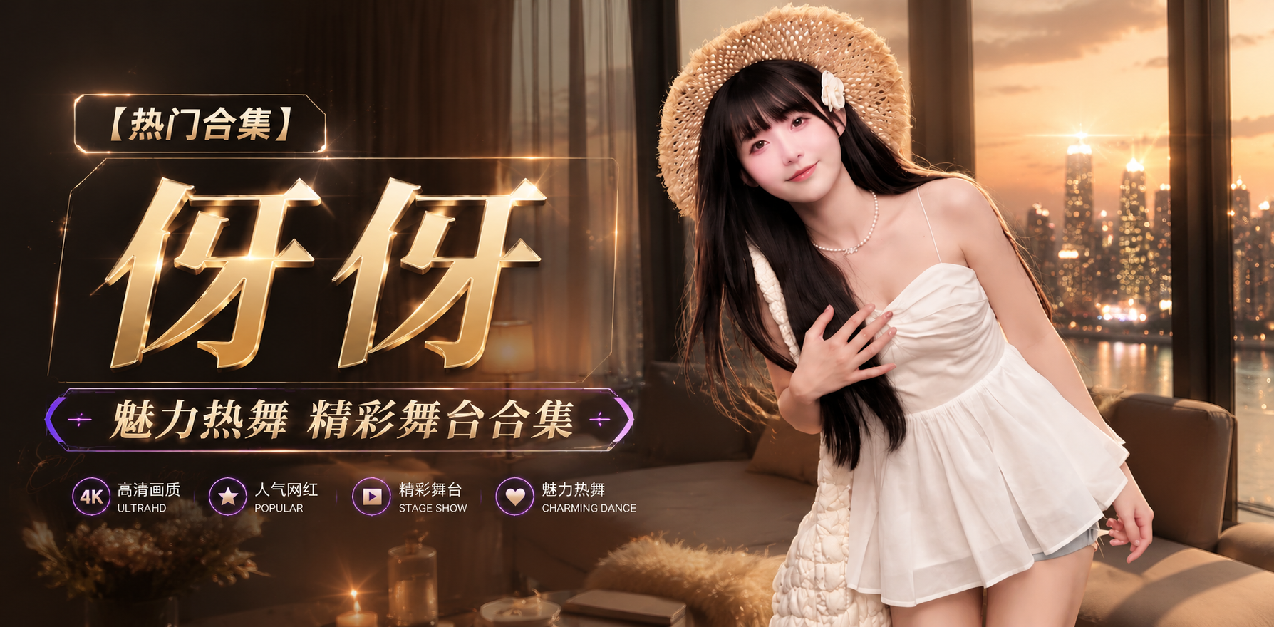 网红伢伢性感漏点热舞魅力表演合集 ai合集