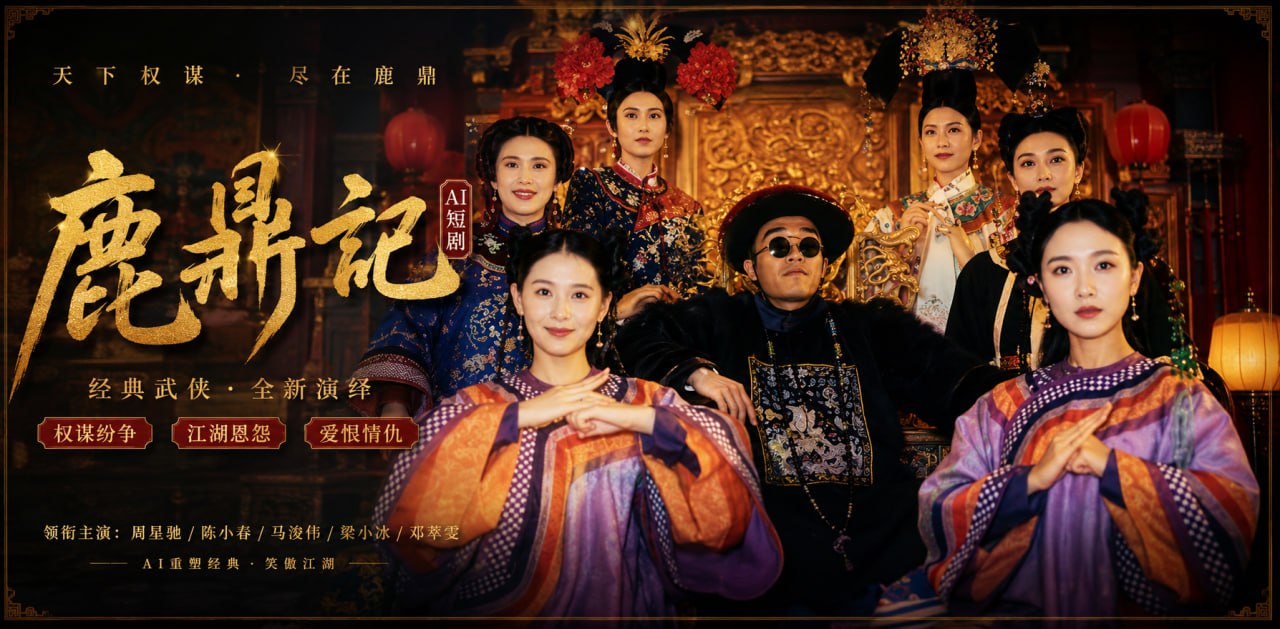 鹿鼎记 林青霞 女侠与韦小宝闺房嬉戏肢体纠缠情欲升温 武侠喜剧暧昧 ai短剧 经典鹿鼎记隐秘激情故事