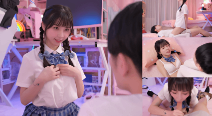 双马尾白衬衫JK过膝白丝 纯欲少女被抓奶各种姿势猛干