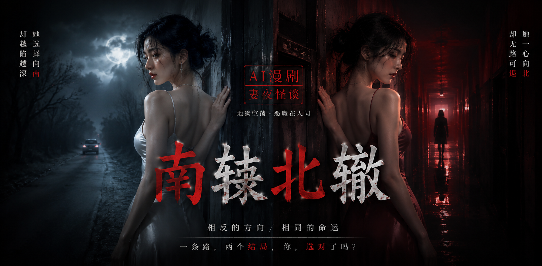 南辕北辙 媚黑妻 婚姻围城里的极致背叛与人性豪赌 ai漫剧 毁三观的心理拉扯看得人直呼过瘾