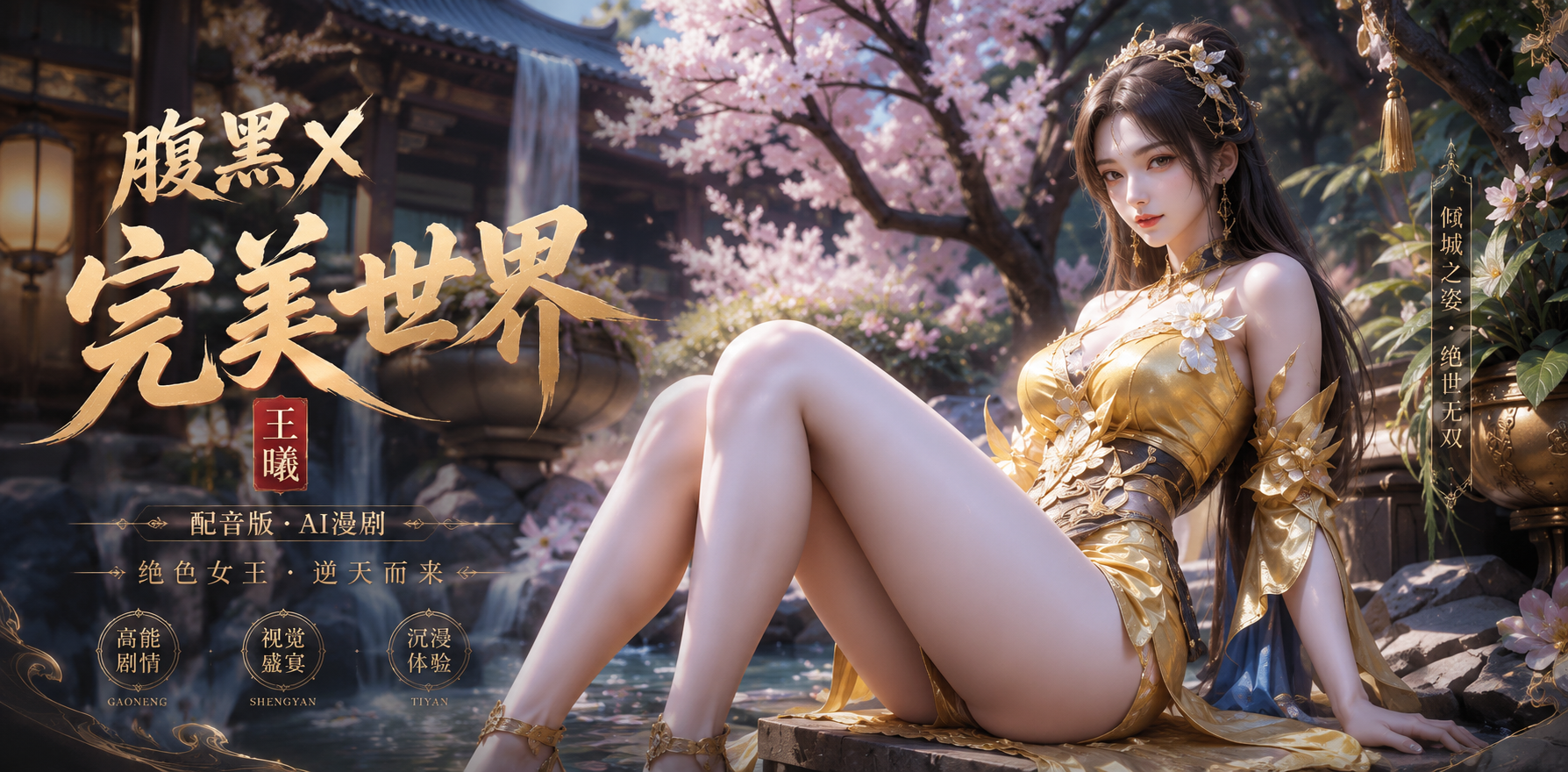 腹黑X 完美世界里 把清冷王曦彻底征服了 ai漫剧 大家快来一起聊聊这反差