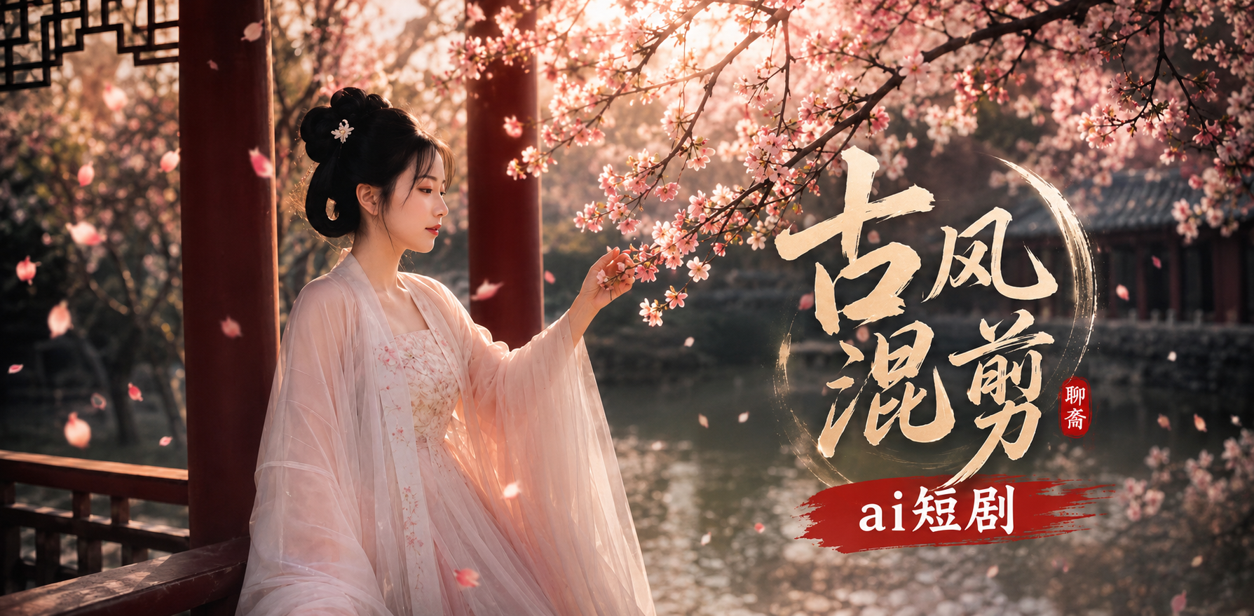 古风混剪 仙子凡人缠绵 ai短剧 古风情欲故事 仙凡欲望交织