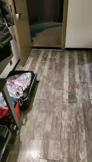 和女同事出差开着房门大胆口交,对着走档内射